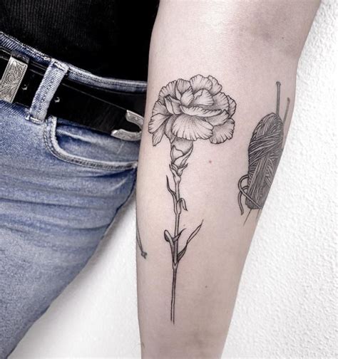 200 Tatuajes De CLAVELES Que Quedan Genial En Mujeres