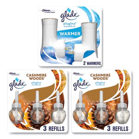 Glade Plugin Scented Oil Cashmere Woods Oz Warmers And