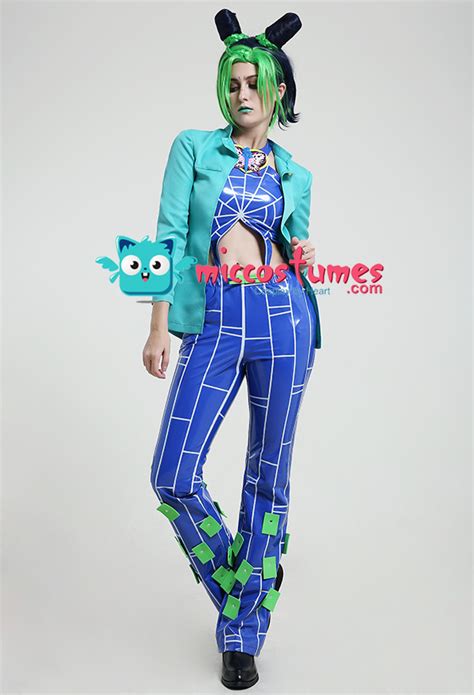 Anime Jojo‘s Bizarre Adventure Stone Ocean Jolyne Cujoh Cosplay Costume