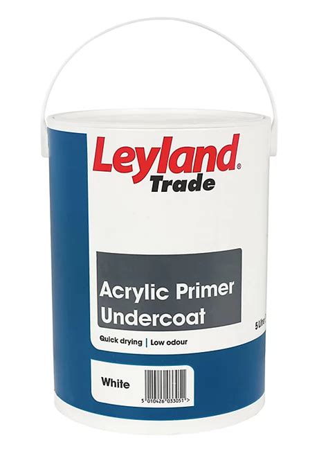 Leyland Trade Universal White Multi Surface Primer And Undercoat 5l Diy At Bandq