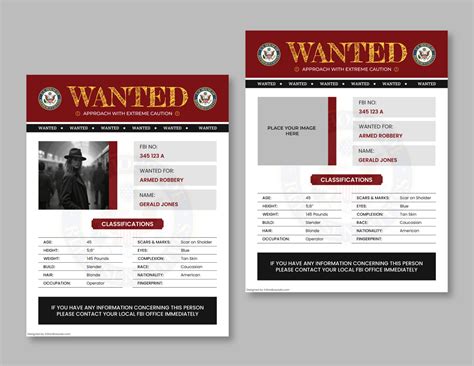 Rugged Outlaw Wanted Poster Template Wordlayouts
