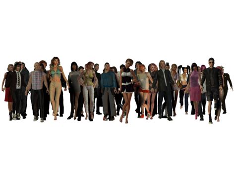 Crowd Png