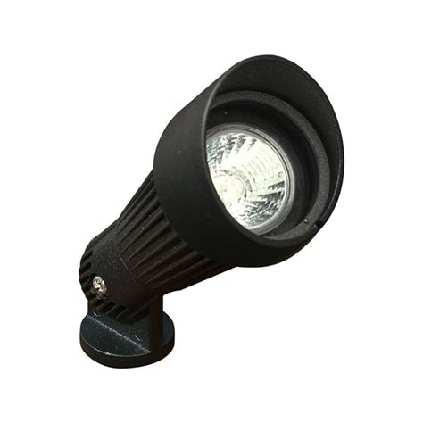 Shop Dabmar Lighting 20 Watt W Equivalent Black Low Voltage Plug In Halogen Spot Light At