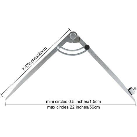 Boussole Professionn Pour Le Travail Du Bois Avec Aile Et Porte Crayon