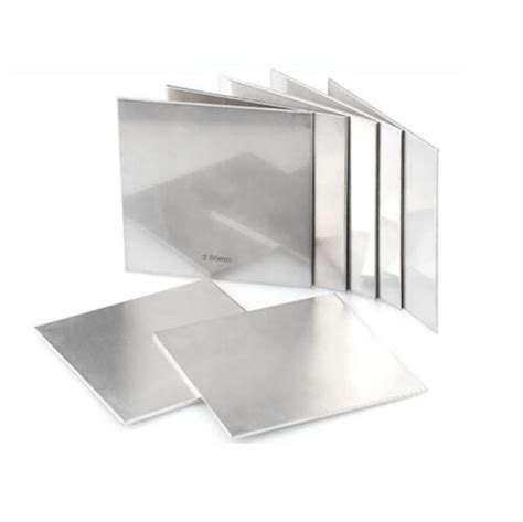 A Stainless Steel Square Sheet Plate Boad Metal Foil Panel