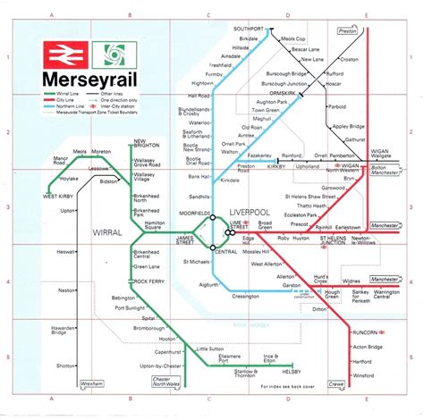 Merseyrail Train And Rail Maps And Reviews