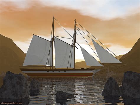 Free 3d Wallpaper Schooner 640x400