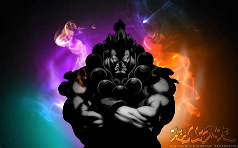 illustration, Street Fighter, Akuma, flame, font, HD Wallpaper | Rare ...