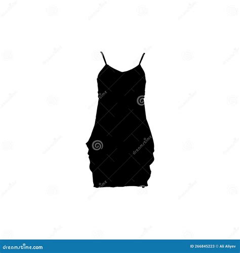 Woman Dress Icon. Simple Style Wedding Dress Rent Poster Background