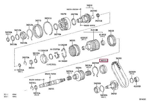 9036341004 Toyota Bearing Radial Ball For Transfer Output Shaft