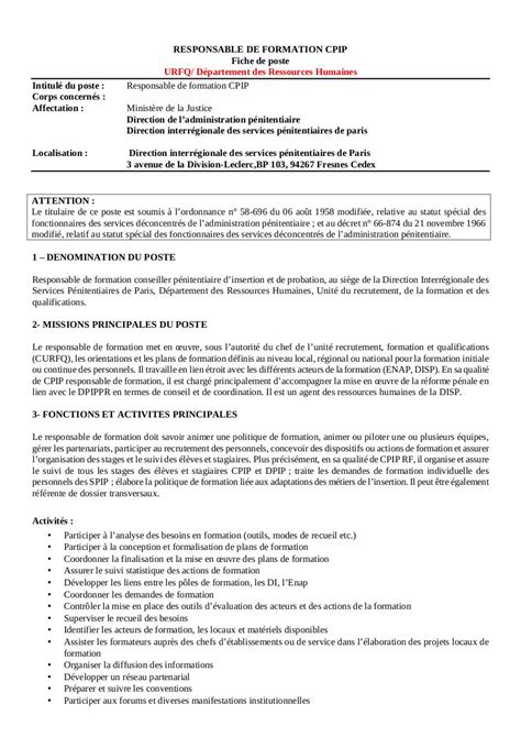 Fiche De Recueil Des Besoins Individuels En Formation