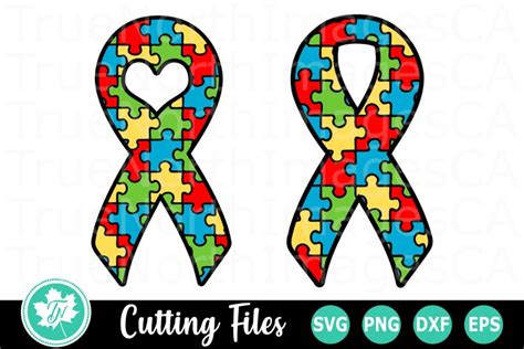 Autism Ribbons An Autism Awareness Svg Cut File