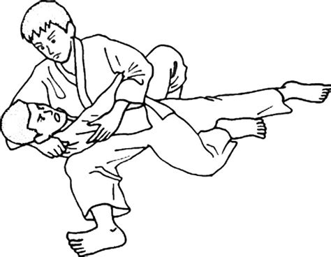 Coloriage Du Sport Judo Dessin Jeux Olympiques T T Te Modeler