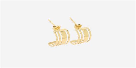 Mini Mandosa Earrings Gold Plated Steel Zag Bijoux