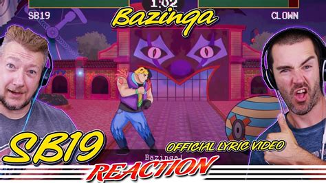 BAZINGA SB19 Reaction OFFICIAL LYRIC VIDEO YouTube