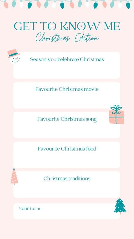 Free Custom Get To Know Me Instagram Story Templates Canva