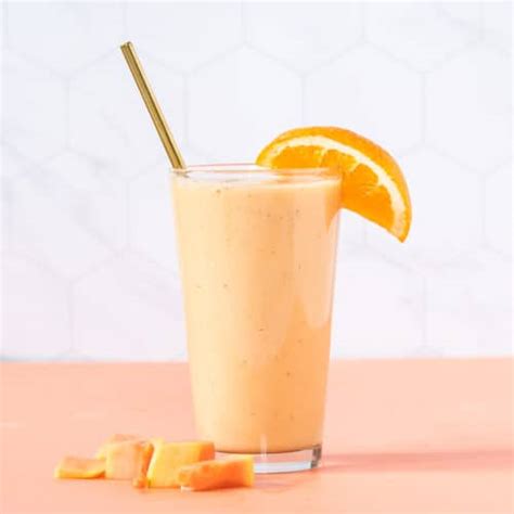 Papaya Banana Smoothie Happy Healthy Eaters