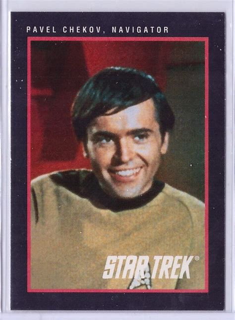 1991 Star Trek 25th Anniversary Set CHEKOV Card Etsy In 2023 Star