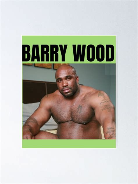 Big Dick Black Guy Meme Barry Wood Poster For Sale By Flookav Redbubble