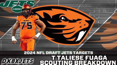 Jets 2024 NFL Draft Target Oregon State Taliese Fuaga Scouting Report