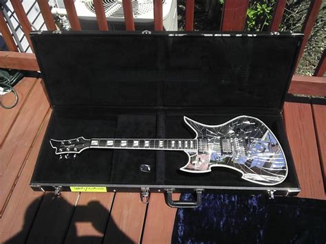 Kiss Paul Stanley Staged Used Washburn Ps800 Cracked Mirror Reverb