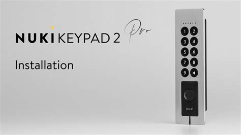 Nuki Keypad 2 Pro Installation YouTube