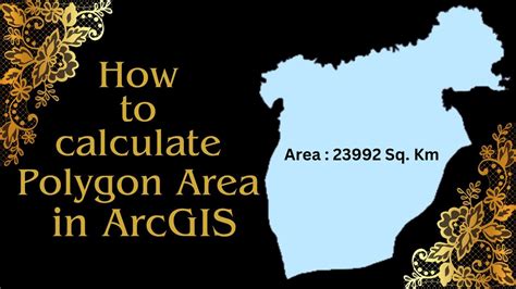 How To Calculate Polygon Area In ArcMap ArcGIS Tutorial YouTube