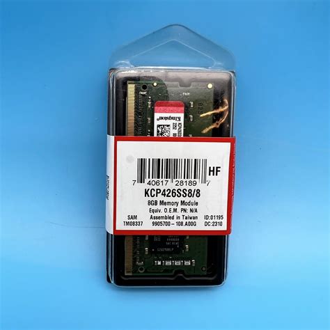 Kingston DDR4 SDRAM 8GB Memory Module KCP426SS8/8 740617281897| eBay
