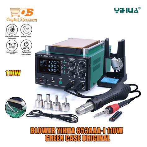 Jual Yihua 853AAA I 3 IN 1 Blower Solder Uap Mesin Pemisah Touchscreen