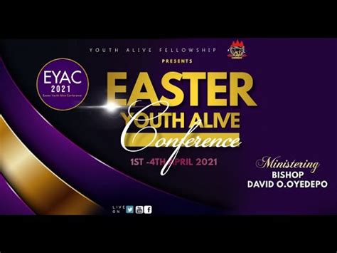 Domi Stream Eyac Easter Youth Alive Conference April