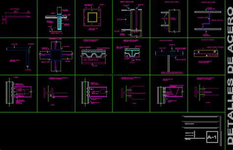 Conexiones Metalicas En Autocad Librer A Cad