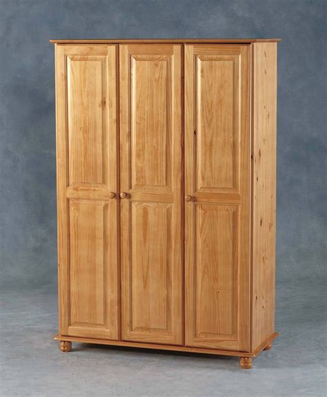 Best 15+ of 3 Door Pine Wardrobes