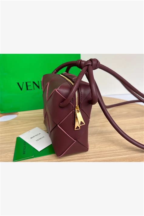 Bottega Veneta Bv Mini Cassette Camera Bag 701915 Bordeaux Temera Store