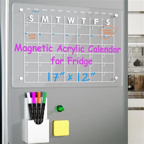 Calendario Magnetico Acrilico Pontofrio