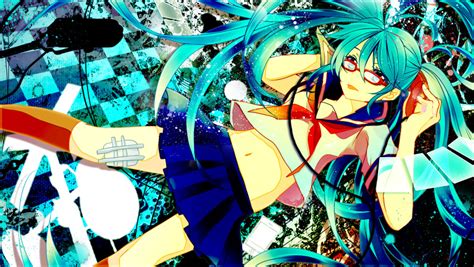 Safebooru Aimai Artist Aqua Eyes Aqua Hair Bandaid Bespectacled