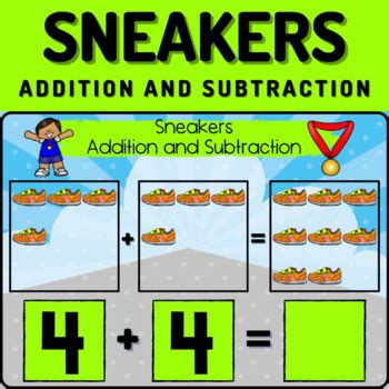 Sneakers Math Boom Cards Addition And Subtraction By Sofea S Store