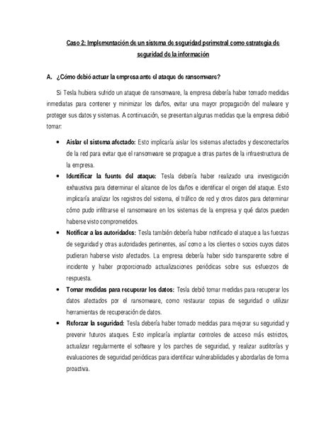 Ac S09 Caso 2 Ac S09 Caso 2 Implementación De Un Sistema De Seguridad Perimetral Como