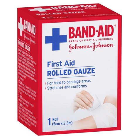 Buy Band Aid First Aid Gauze Rolled M Online At Chemist Warehouse