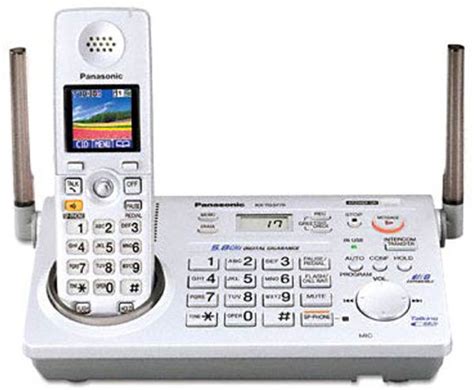 Buy Panasonic Pa Kx Tg5776 Cordless Landline Phone With Answering Machine Silver Online ₹6050