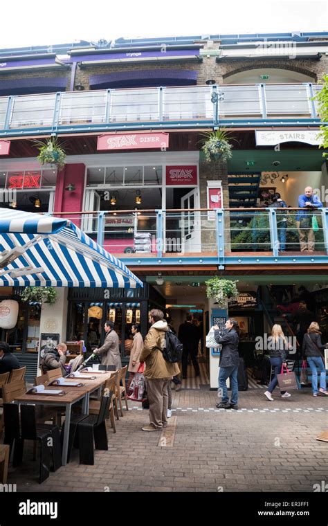 Kingly Court Off Carnaby Street Courtyard With Restaurants And