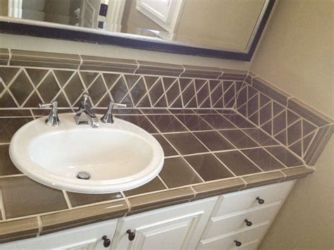 Tile Bathroom Countertop - The Ultimate In Style And Sophistication ...