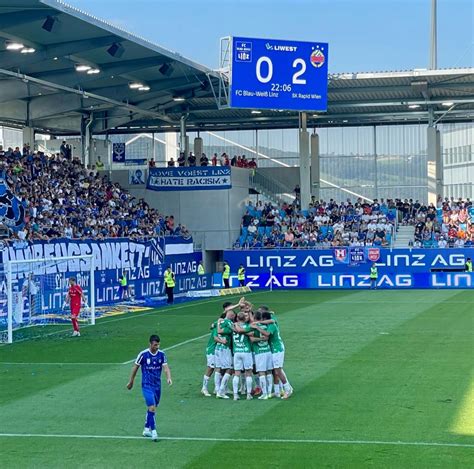 FC Blau Weiß Linz Coach Scheiblehner Rapid Wien war sehr effizient