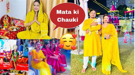 Mata Ki Chauki🥰🌺special Day Vlog🤗देखो कितने सारे लोगो से मिले पूरा