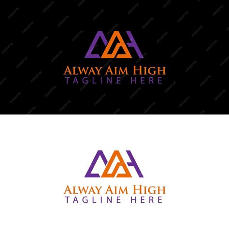 Premium Vector Always Aim High Logo Design 11