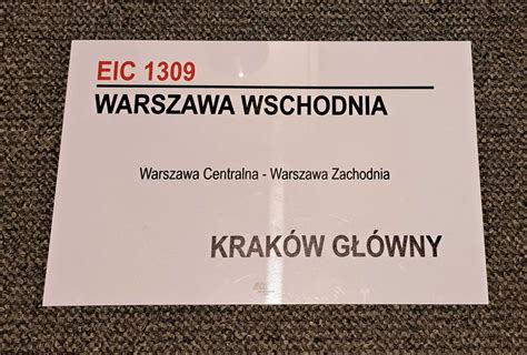 Eic Eic Tablica Relacyjna Pkp Intercity Warszawa