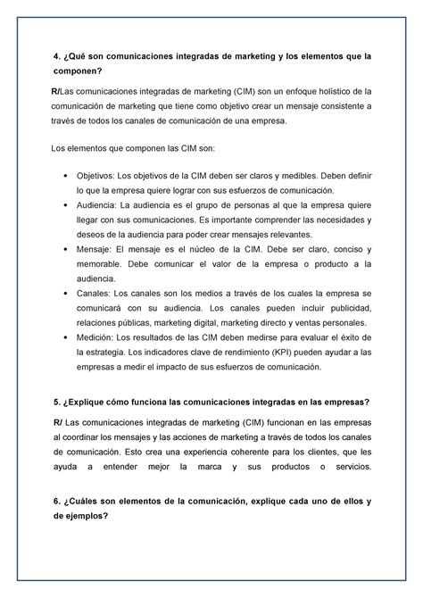 Actividad 11 Guia de estudio Qué son comunicaciones integradas de