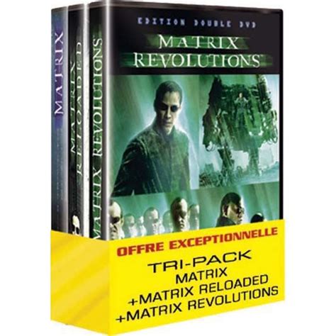 Dvd Trilogie Matrix Matrix Matrix Reloaded Cdiscount Dvd