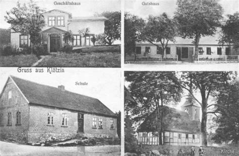 Klötzin Klodzino Der Kreis Belgard Schivelbein In Pommern