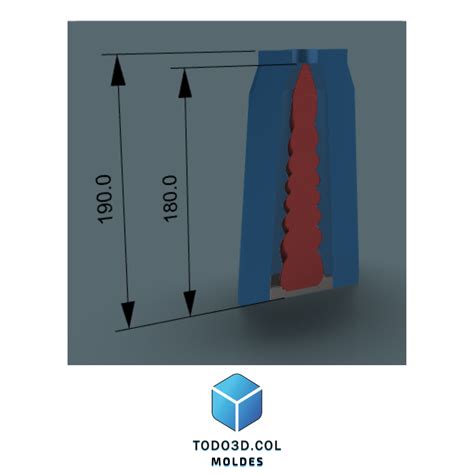 Archivo Stl Modelo Para Realizar Moldes De Silicona De Velas