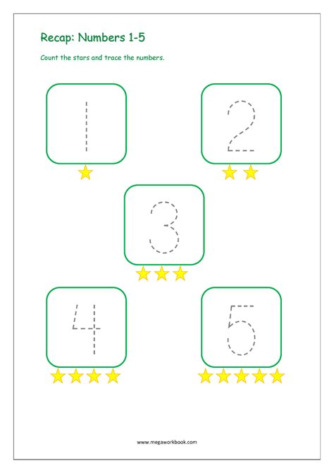 Tracing Numbers Worksheets 1 5 Name Tracing Generator Free